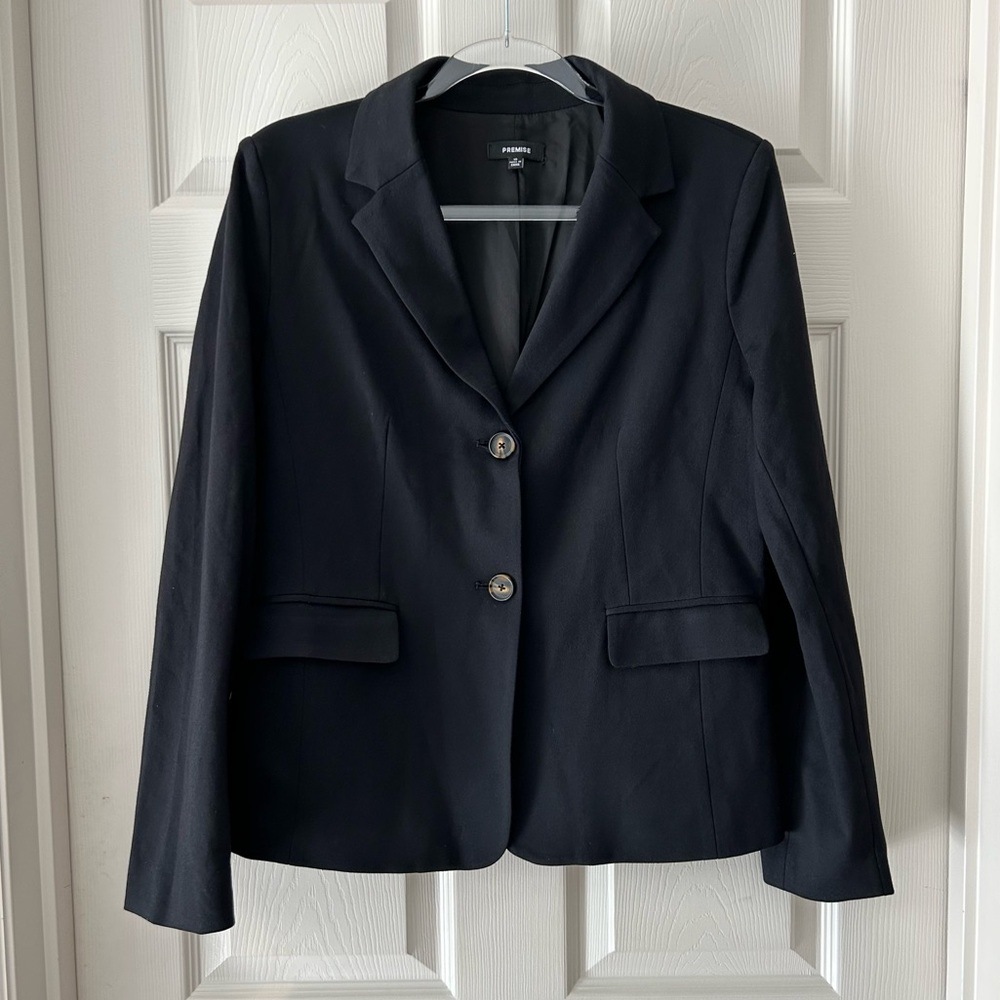 Premise Women’s Black Blazer Size 10 Work Wear Career Wear Business Professional
